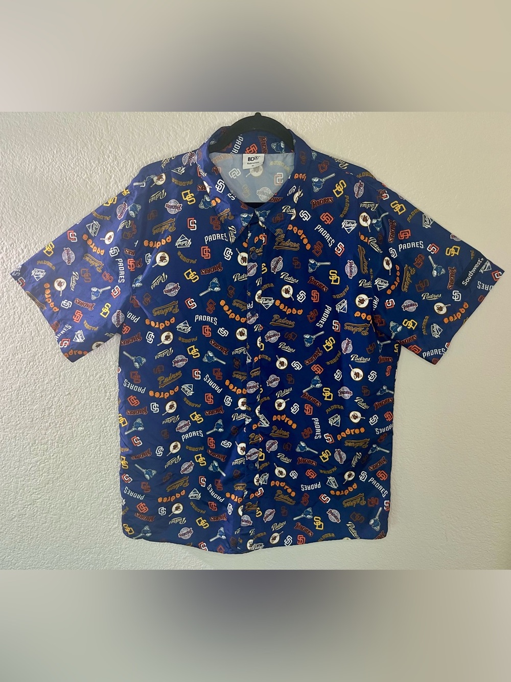 San Diego Padres Logo Button Down Shirt